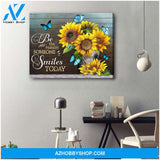 Be The Reason Butterfly Wall Art Canvas, Wall Decor Visual Art