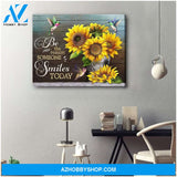 Be The Reason Hummingbird Wall Art Canvas, Wall Decor Visual Art