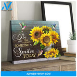 Be The Reason Hummingbird Wall Art Canvas, Wall Decor Visual Art