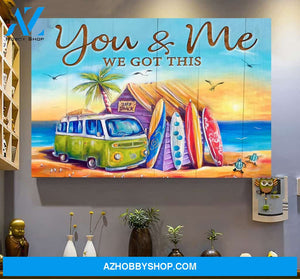 Beach Camping You And Me Wall Art Canvas Prints Unique Gifts