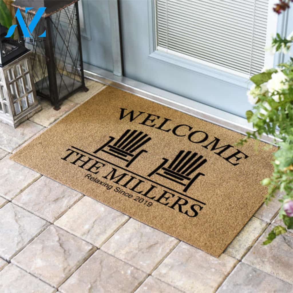 Beach Chairs Welcome Doormat