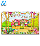Beach Floral Happy Camper Doormat - 18" x 30"