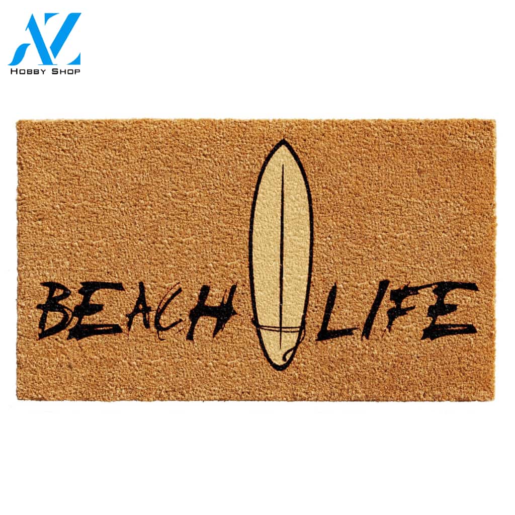 Beach Life Doormat Welcome Mat Housewarming Gift Home Decor Funny Doormat Best Gift Idea For Beach Lovers Birthday Gift