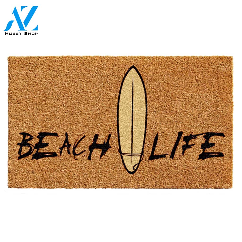 Beach Life Doormat Welcome Mat Housewarming Gift Home Decor Funny Doormat Best Gift Idea For Beach Lovers Birthday Gift