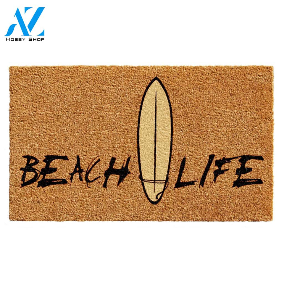 Beach Life Doormat Welcome Mat Housewarming Gift Home Decor Funny Doormat Best Gift Idea For Beach Lovers Birthday Gift