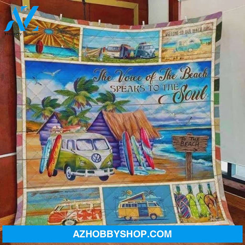 Beach - The voice of the beach speaks to the soul - Blanket