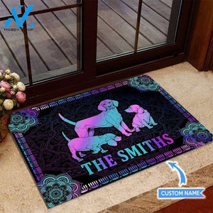 Beagle Colorful Mandala Custom Doormat | Welcome Mat | House Warming Gift