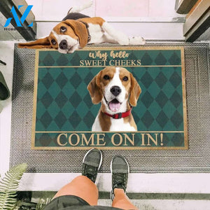 Beagle Come On In Doormat | Welcome Mat | House Warming Gift