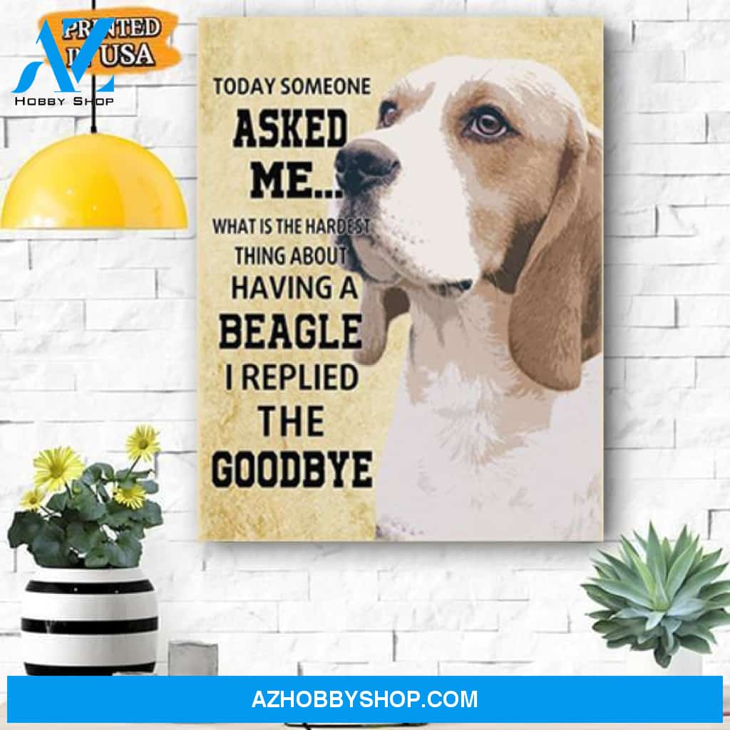 Beagle Dog Canvas Prints Wall Art - Matte Canvas