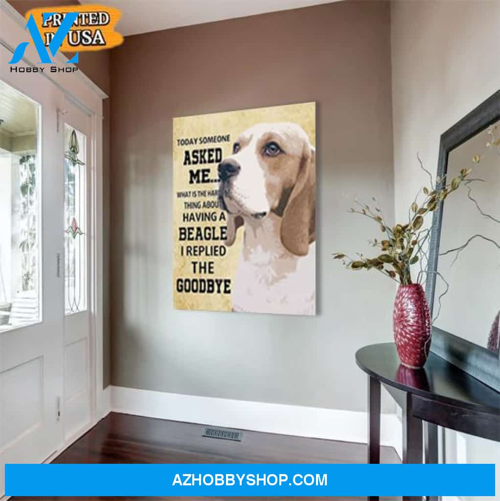 Beagle Dog Canvas Prints Wall Art - Matte Canvas