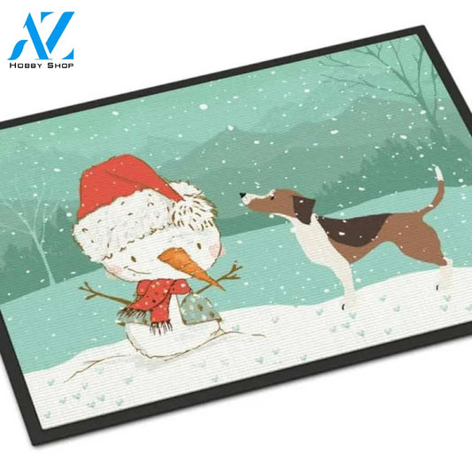 Beagle Dog Snowman Doormat Welcome Mat Housewarming Gift Home Decor Funny Doormat Gift Idea For Friend Happy Winter Gift Ideas