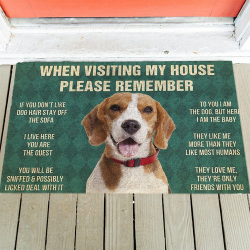 Beagle's Rules Doormat