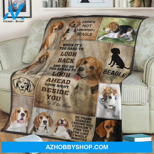 Beagle Fleece Blanket, A House Is Not A Home Without A Beagle Gift For Beagle Family Friend Birthday Gift Home Decor Bedding Couch Sofa Soft And Comfy Cozy