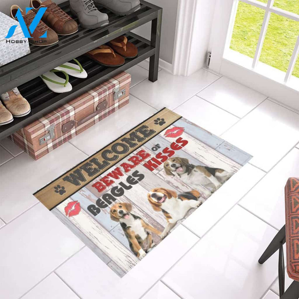 Beagle Kisses doormat | Welcome Mat | House Warming Gift