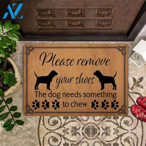 Beagle Please Remove Your Shoes Funny Indoor And Outdoor Doormat Warm House Gift Welcome Mat Birthday Gift For Dog Lovers