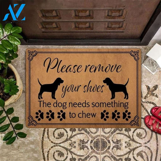 Beagle Please Remove Your Shoes Funny Indoor And Outdoor Doormat Warm House Gift Welcome Mat Birthday Gift For Dog Lovers