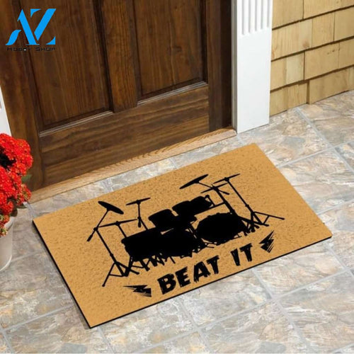 Beat it Drummer Doormat | Welcome Mat | House Warming Gift