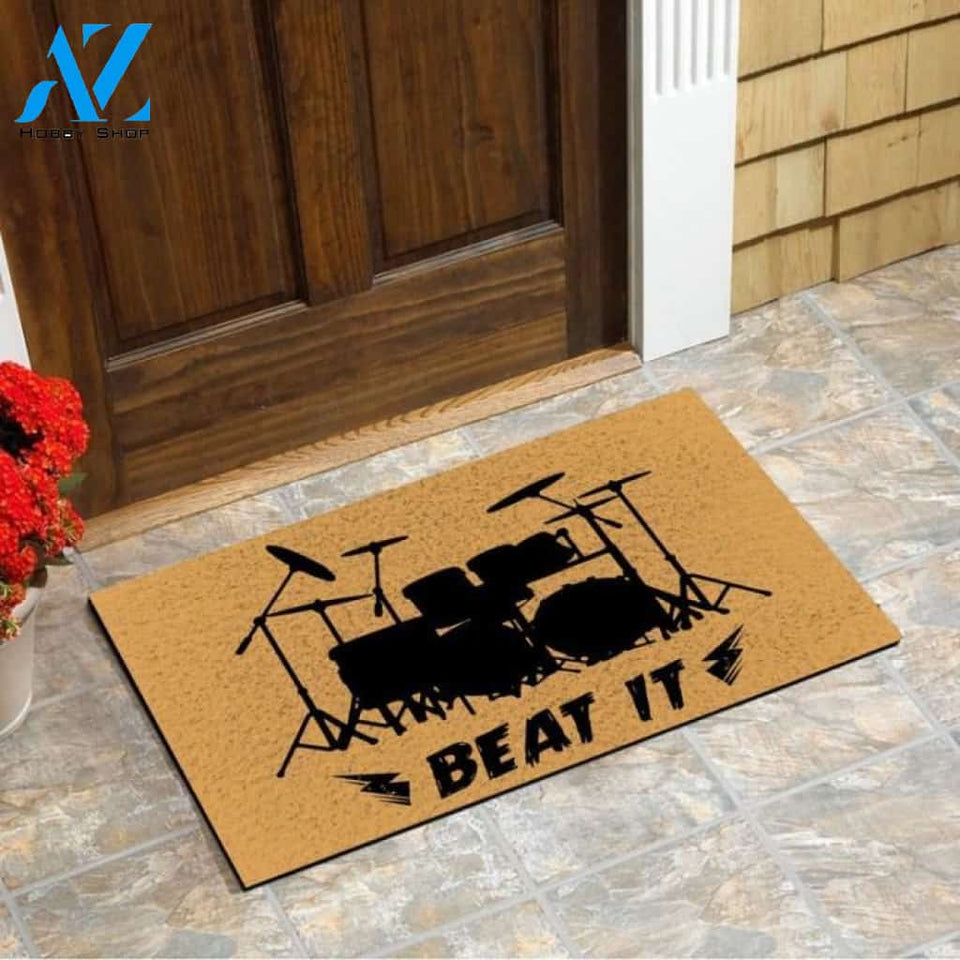 Beat it Drummer Doormat | Welcome Mat | House Warming Gift