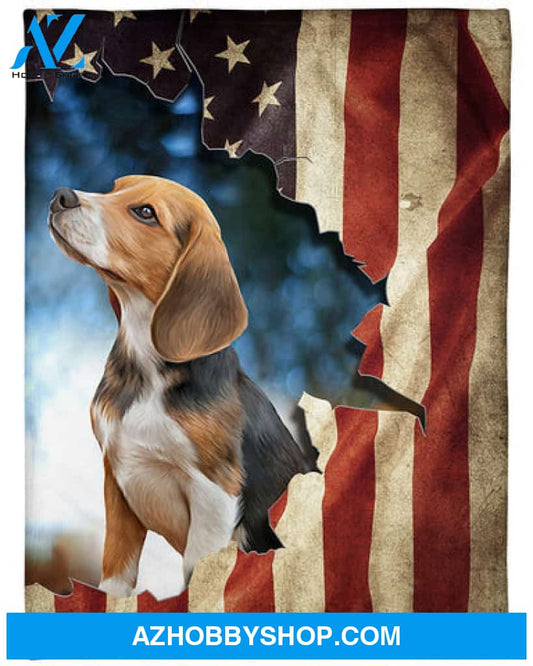 Beatiful Beagle Fleece Blanket Gift For Beagle Dog Lovers 