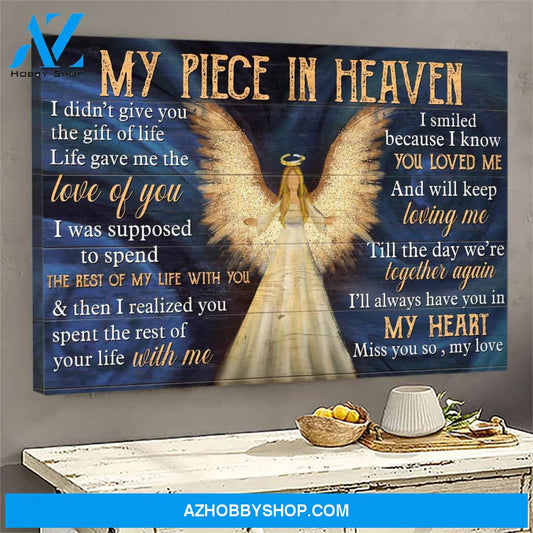 Beautiful angel - Till the day we meet again Heaven Landscape Canvas Prints, Wall Art