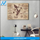 Beautiful Bird, Live It Hummingbird Canvas Wall Art