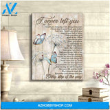 Beautiful Butterfly Canvas I Never Left You Bereavement Wall Art Decor