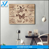 Beautiful Butterfly Canvas Live It Wall Art Decor