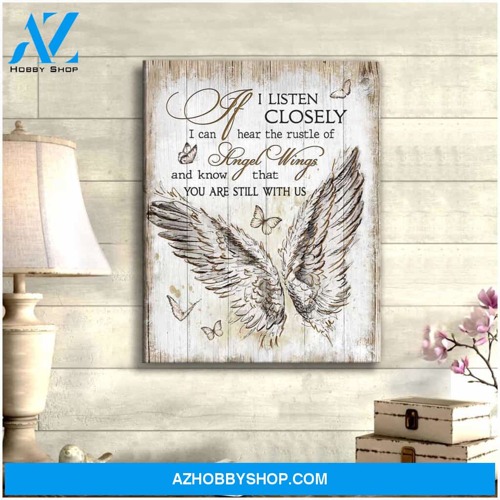 Eviral Store Beautiful Butterfly Canvas The Rustle Of Angel Wings Wall Art Decor – Butterfly Canvas Print Wall Art