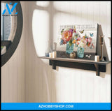 Beautiful Butterfly Flower Canvas Inhale Exhale Wall Art Decor