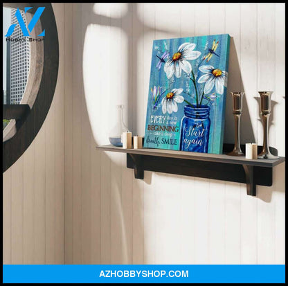 Beautiful Dragonfly Take A Deep Breathe Canvas Wall Art, Wall Decor Visual Art