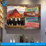 Beautiful farm - This is us, our life, our story, our home Couple Landscape Canvas Prints - Wall Art