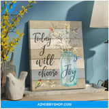 Beautiful Hummingbird Canvas Today I Choose Joy James Wall Art Decor