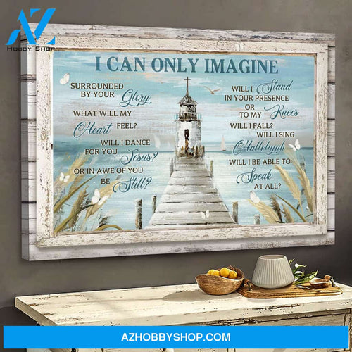 Beautiful life - I can only Imagine - Jesus Landscape Canvas Prints, Wall Art