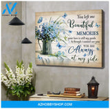 Zalooo Beautiful Memories Butterfly Wall Art Canvas