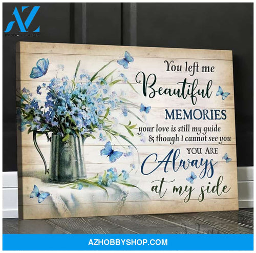Zalooo Beautiful Memories Butterfly Wall Art Canvas