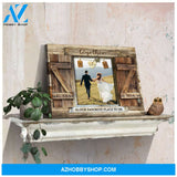 Beautiful Personalize Gift For Wife On Anniversary Rustic Farmhouse Wall Decor Canvas Print