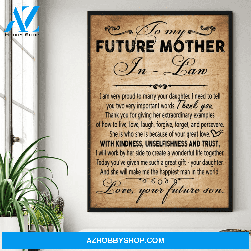 Beautiful poster for your future mother in law , futs - famh
