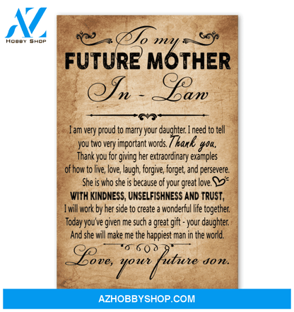 Beautiful poster for your future mother in law , futs - famh