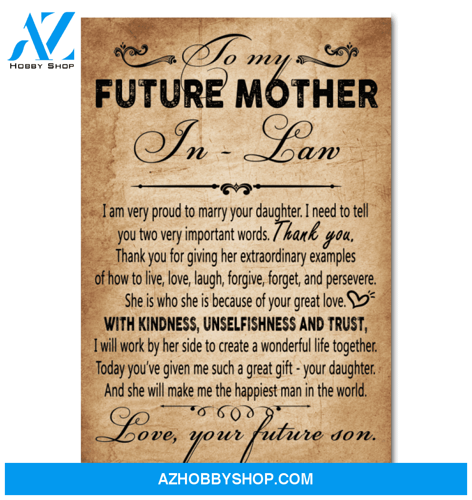 Beautiful poster for your future mother in law , futs - famh