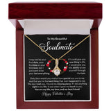 Beautiful Soulmate Happy Valentine's Day Alluring Beauty Necklace
