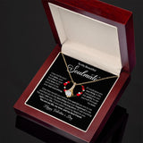 Beautiful Soulmate Happy Valentine's Day Alluring Beauty Necklace