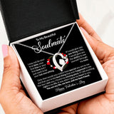 Beautiful Soulmate Happy Valentine's Day Forever Love Necklace