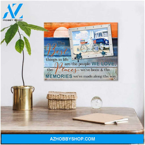 Ohcanvas Beautiful The best things in life are the people we love Turtles Beach House Wall Art Decor