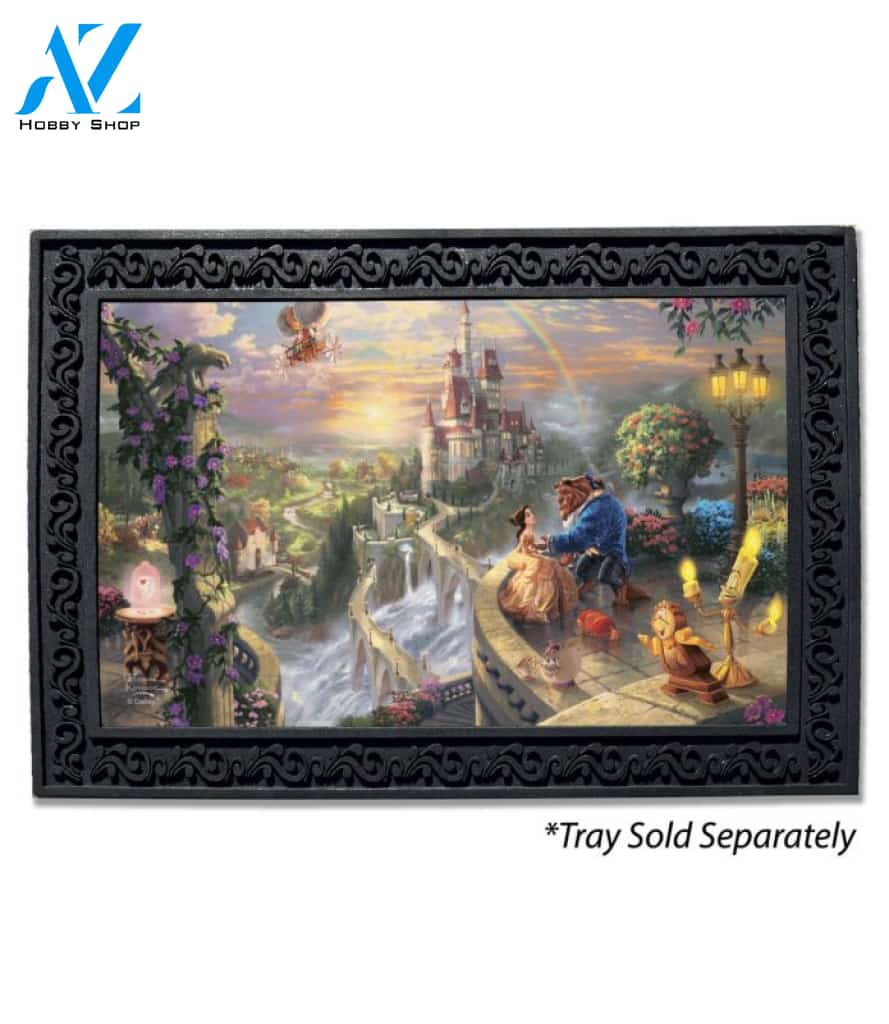 Beauty and the Beast Falling in Love Doormat - 18" x 30"