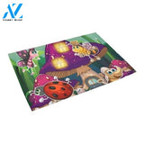 Bee And Ladybug Cartoon Insect Doormat Indoor and Outdoor Doormat Entrance Rug Sweet Home Decor Housewarming Gift Gift for Insect Lovers Gift Idea