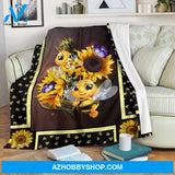 Bee Fleece Blanket