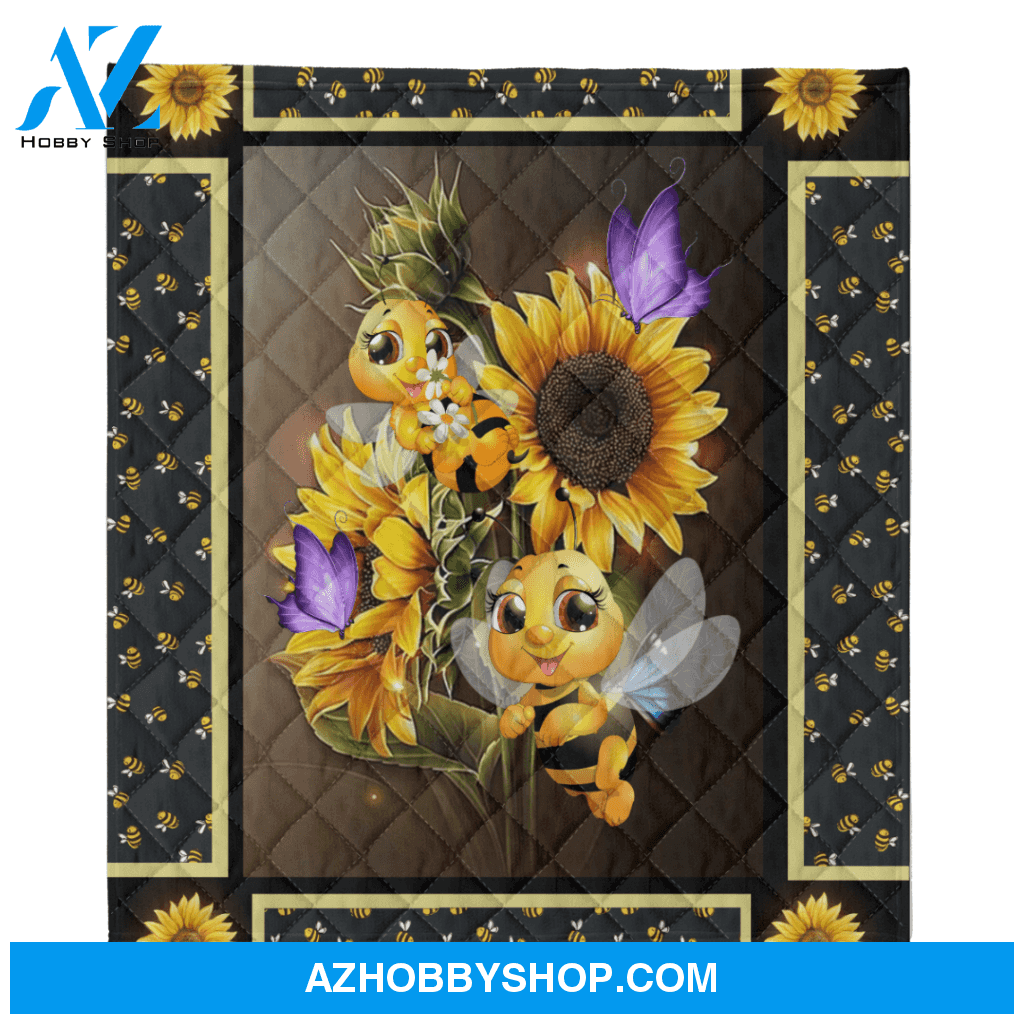 Bee Fleece Blanket
