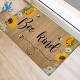 Bee Kind Sunflowers Insect Doormat Indoor and Outdoor Doormat Entrance Rug Sweet Home Decor Housewarming Gift Gift for Bee Lovers Insect Lovers Gift Idea