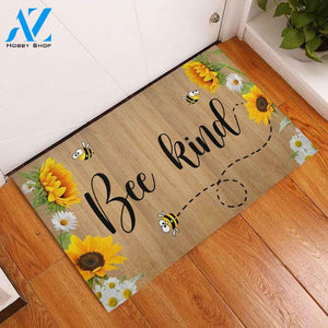 Bee Kind Sunflowers Insect Doormat Indoor and Outdoor Doormat Entrance Rug Sweet Home Decor Housewarming Gift Gift for Bee Lovers Insect Lovers Gift Idea