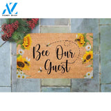 Bee Our Guest Doormat, Sunshine Doormat, Summer Doormat, Custom Door Mat, House Warming Gift, New Home Gift, Summer Porch Decor